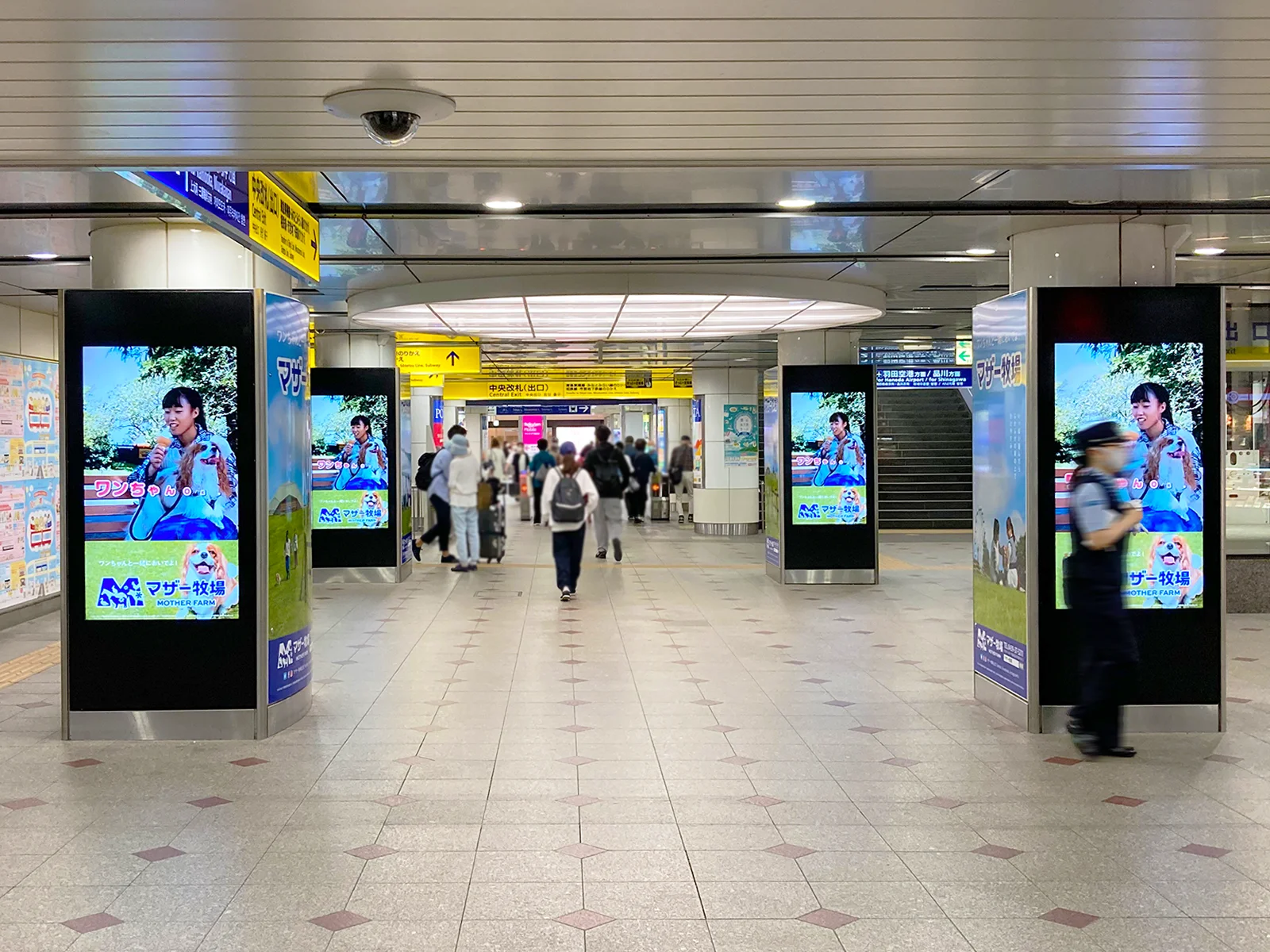 実例011［ステーションビジョン広告］画像｜マザー牧場様